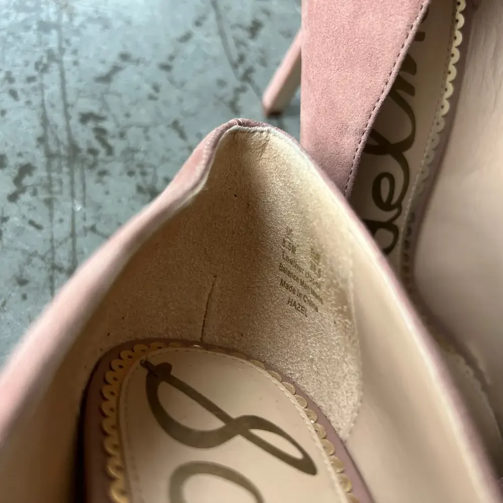 Sam Edelman Hazel Pointed Toe Pump in Mauve Suede - Size 8.5 - Picture 5 of 10